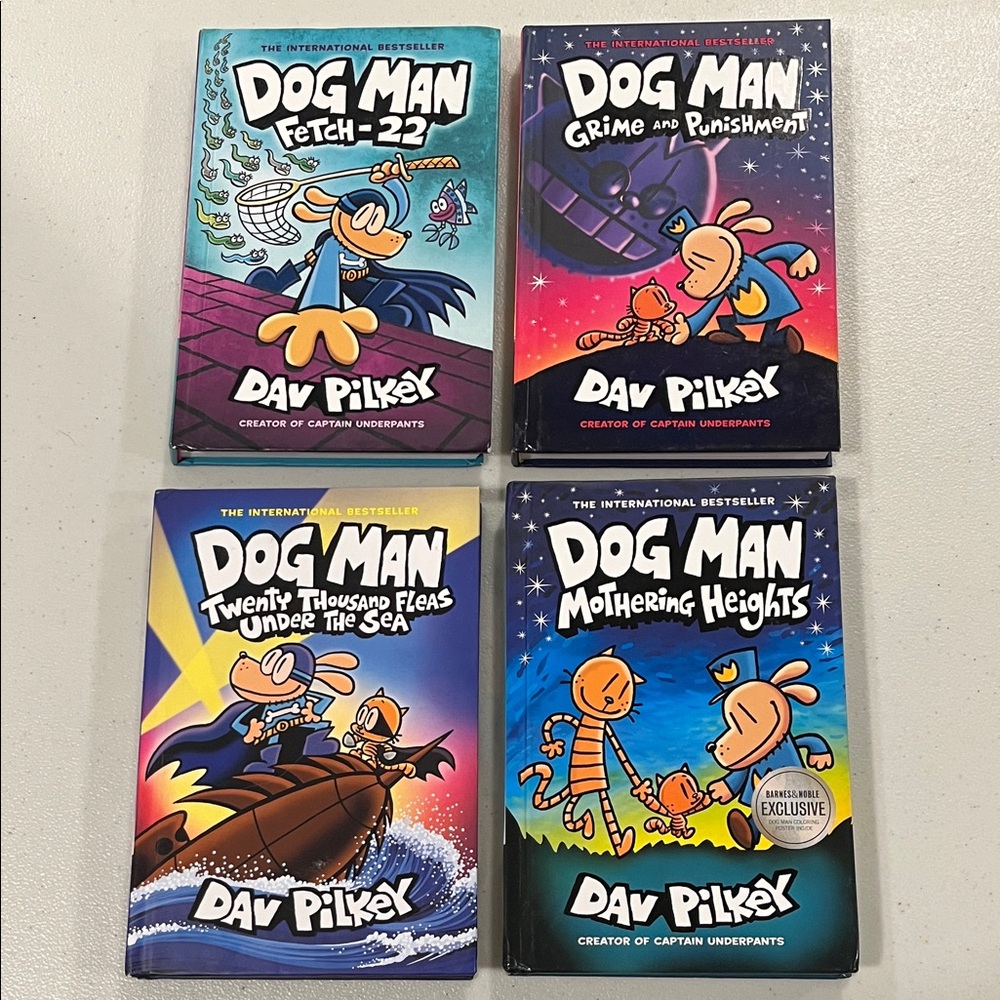 4 Dog Man Books